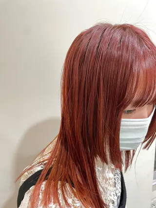 ミディアム カラー レイヤー／似合わせ TAKUYAのヘアスタイル