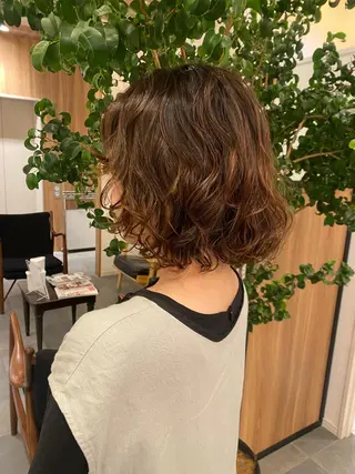 ショート パーマ ヘアアレンジ レイヤー/メンズ🥑 マエダアズミ🥑のヘアスタイル