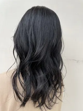 セミロング 艶髪韓国レイヤー 🇰🇷✨小清水✨のヘアスタイル