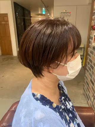 ショート ショート🌼パーマ 本間正子のヘアスタイル