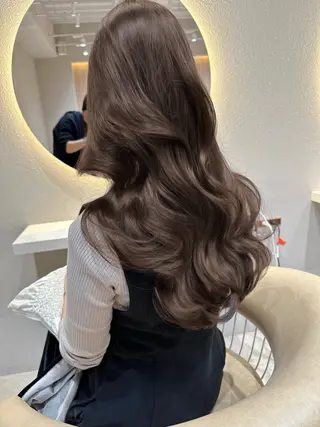 カラー ❤️ブリーチなし💚 ダブルカラー平野実花のヘアスタイル