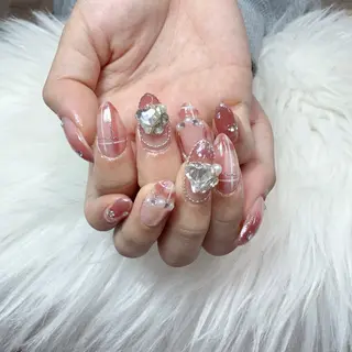 ネイル 🎀nana🫧 ワンホンネイル🎀のネイルデザイン