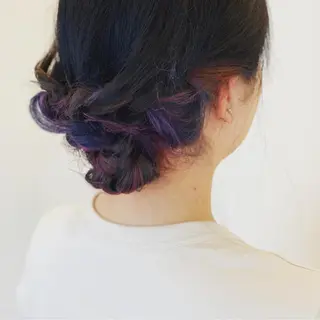 カラー ヘアアレンジ hair salonyuri所属・ヘアサロン ユリのヘアスタイル