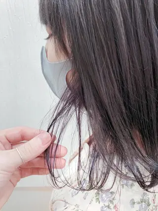 セミロング カラー 🌿nudeカラー/ レイヤー/藤原🌿のヘアスタイル