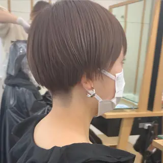 ショート カラー パーマ ヘアアレンジ メンズ キッズ ネイル マツエク・マツパ 似合わせレイヤー 🌿JUNのヘアスタイル