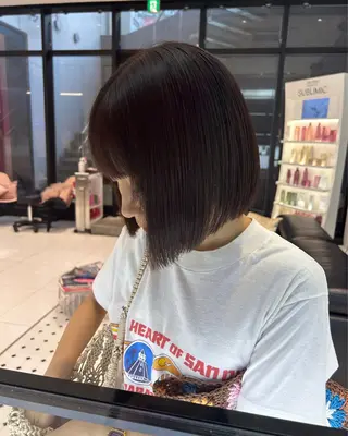 ショート KEEN吉祥寺所属・Yuuka 韓国× レイヤーカット♡のヘアスタイル