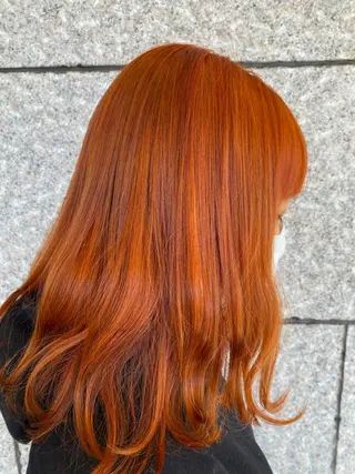 ミディアム カラー 福薗 ななのヘアスタイル