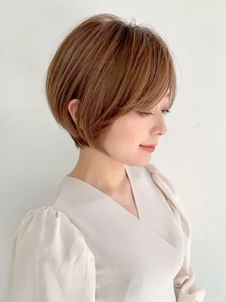 ショート ショート白髪染め無料 ／河瀬謙介のヘアスタイル