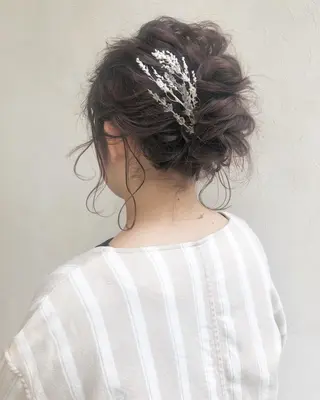 ミディアム カラー ヘアアレンジ nakahara madokaのヘアスタイル