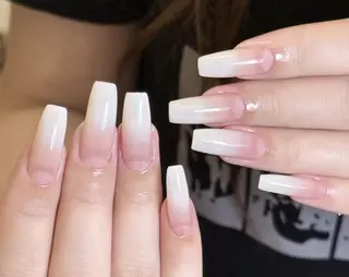 ネイル By moonネイル 🌷ワンホン/韓国風のネイルデザイン