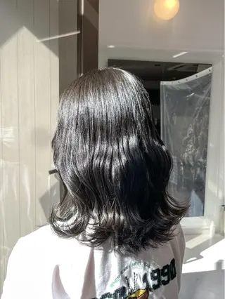 ミディアム カラー ヘアアレンジ 透明感×韓流ハイ トーン🫧RYUTAのヘアスタイル