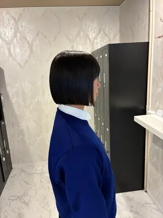 ミディアム ハナダ メイのヘアスタイル