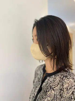 ミディアム ✨オール年代🆗 🤍内田亜由子のヘアスタイル