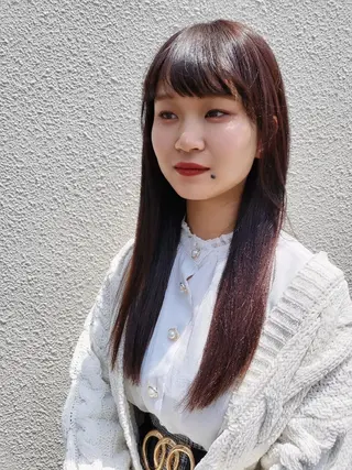ロング 社内カット講師・店長 菅原賢一のヘアスタイル