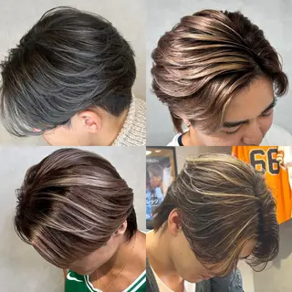 ショート カラー メンズ 外国人風カラー職人 レオのヘアスタイル