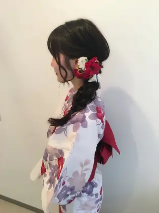 セミロング ヘアアレンジ メンズ キッズ brille ~eyelash~のマツエク・マツパデザイン