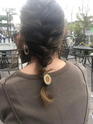 ヘアアレンジ ma naのヘアスタイル