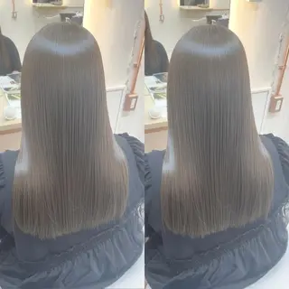 ロング 🪞Kana｜透明感 カラー × 髪質改善のヘアスタイル