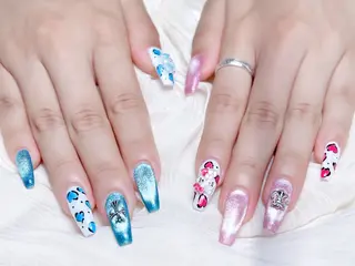 ネイル M🌷nail 長さだし専門店のネイルデザイン