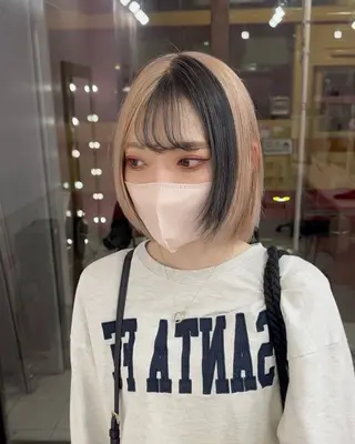 ショート カラー ハイトーン支持率 No.1🦋KOKIのヘアスタイル