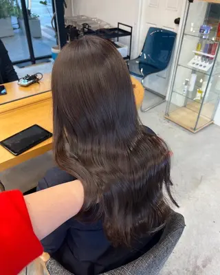 ミディアム カラー ✨髪質改善 縮毛矯正 艶髪 立川 コウキ✨のヘアスタイル