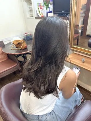 ロング カラー 🌱ケミカル美容師 未来を綺麗に🌱優吾のヘアスタイル