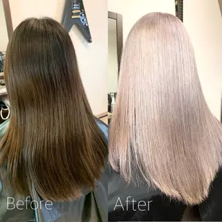 ロング 🍀ケアブリーチ カラー🍀坂井のヘアスタイル