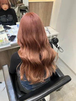 ロング カラー 韓国ヘア🇰🇷 YUKINAのヘアスタイル