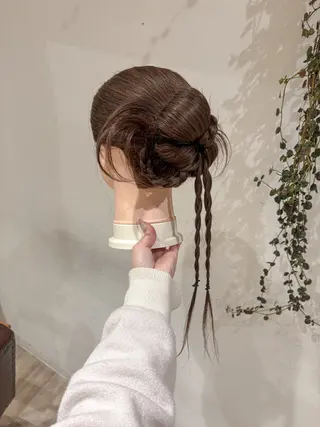 ヘアアレンジ 似合わせカット ▫️ｲﾁｶ🌻のヘアスタイル