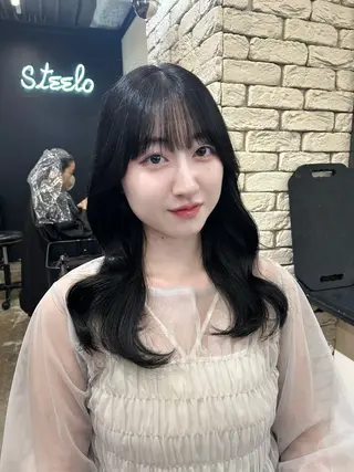 ロング カラー 地毛風艶カラー🌿 喜多夏海のヘアスタイル