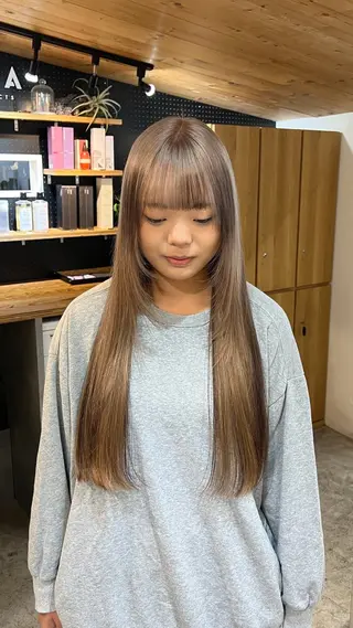 ロング 暖色カラー/レイヤー カット☁️MEI☁️のヘアスタイル