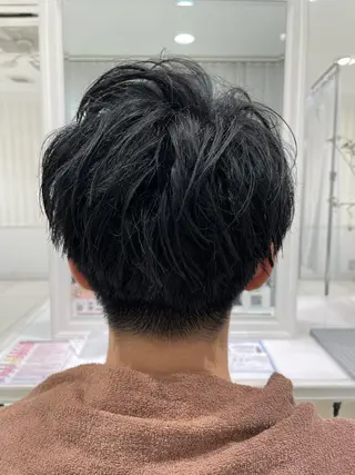 メンズ センターパート 川島爽楽のヘアスタイル