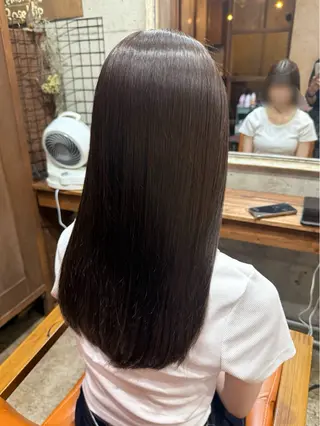 セミロング カラー Cadre新小岩🫧 栗原葵のヘアスタイル