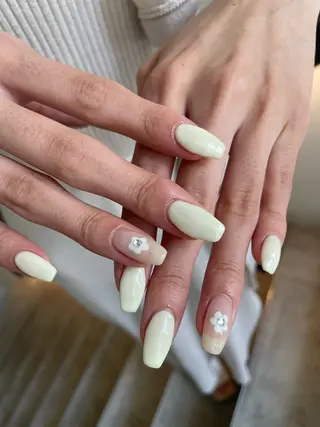 ネイル 【淡色color/ nail】maikoのネイルデザイン