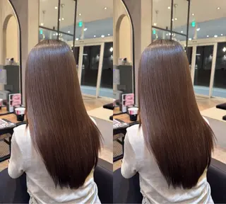 ロング youres hair髪質改善トリートメント＆ヘッドスパ日吉店所属・日吉/髪質改善× 艶カラー/ 永田颯のヘアスタイル