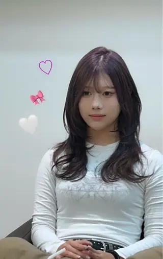 ロング カラー ピンクカラー🎀/ ミルクティー🍼花音のヘアスタイル