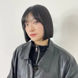 ショート MINAMO 韓国レイヤーのヘアスタイル