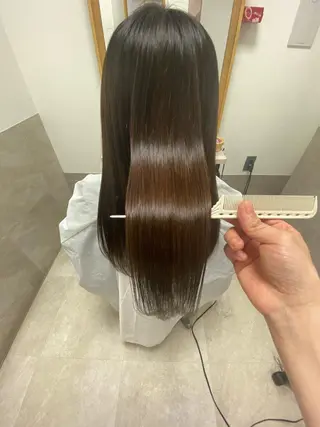 ロング 美髪クリエーター テラダタエコのヘアスタイル