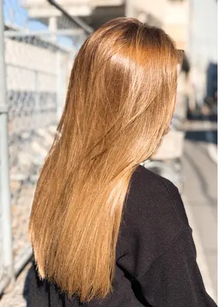 ロング パルーザ代表👑 YUYAのヘアスタイル