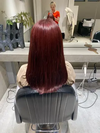 セミロング カット🩵 りこのヘアスタイル