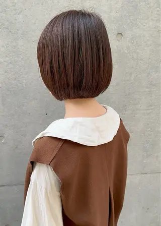 ショート レイヤーボブ/ 髪質改善/佐々木駿弥のヘアスタイル