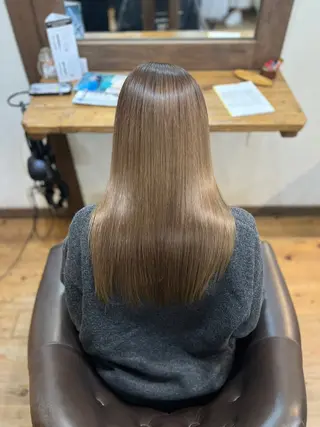 ロング 西元 群/艶髪/髪質改善のヘアスタイル