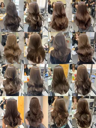 ロング カラー 宮本 優のヘアスタイル