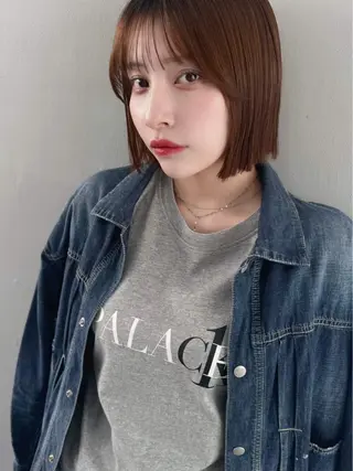 ショート HOODS hair salon所属・透明感カラー🌿ボブ ✨飛田　ケイのヘアスタイル