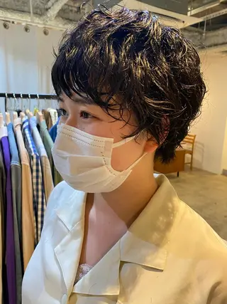 ショート パーマ Hayashi Shioriのヘアスタイル