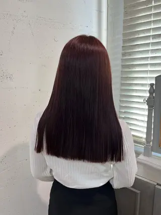 ロング カラー 透明感カラー🎀 ／レイヤー／マツエクのヘアスタイル