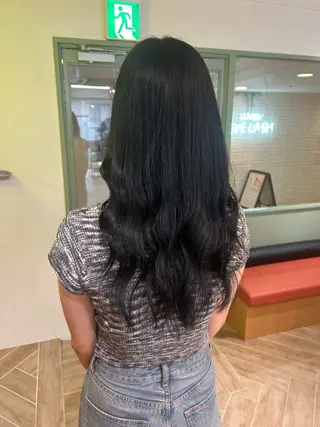 ロング カラー ベージュ/ダブルカラ ー/新潟駅/青柳萌果のヘアスタイル