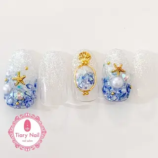 ネイル 💗🪽Tiary Nail🪽💗のネイルデザイン