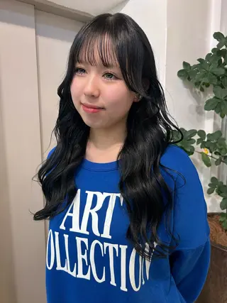 ロング カラー 🐩🎶ルリ/ ハイトーン🍓🪩のヘアスタイル