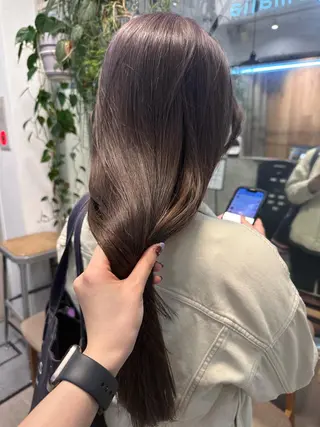 ロング カラー REINA☁️透明感 カラー/ぷつっと♡のヘアスタイル